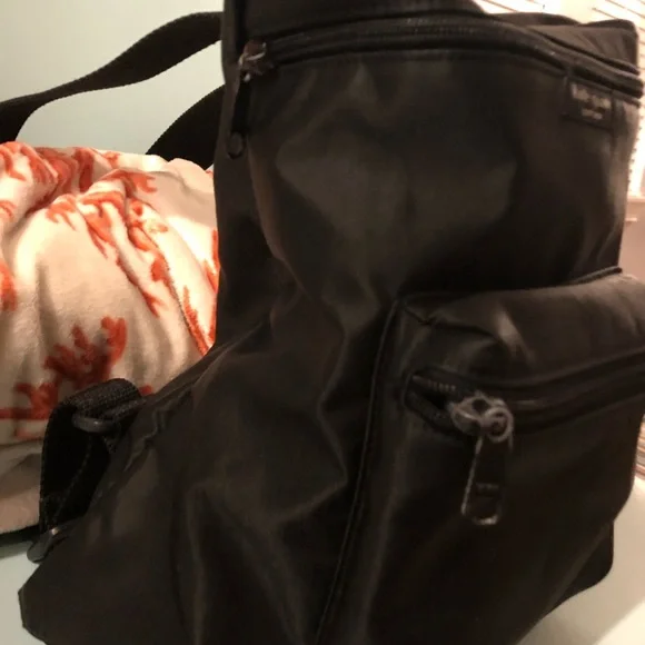 EUC Kate Spade Vintage Black Mini Nylon Backpack - Picture 3 of 7